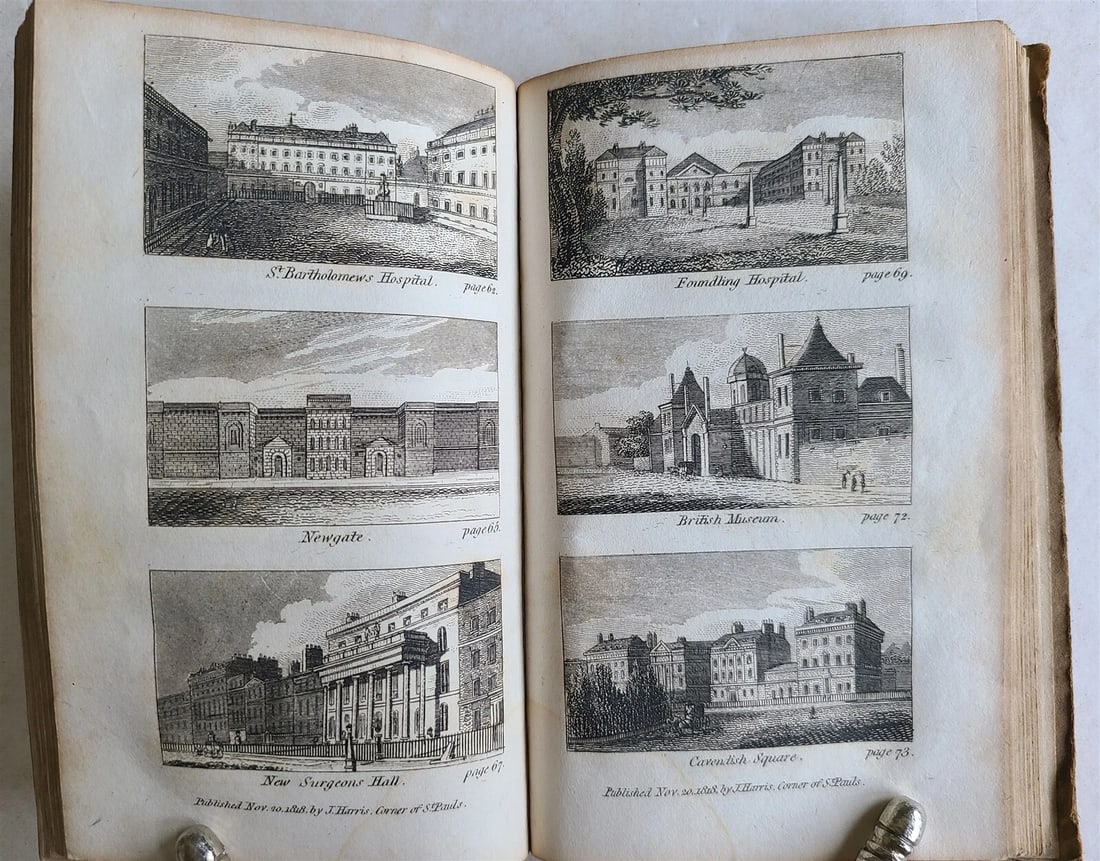 1818 A VISIT TO UNCLE WILLIAM in TOWN antique illustrated CHILDRENS BOOK - 12