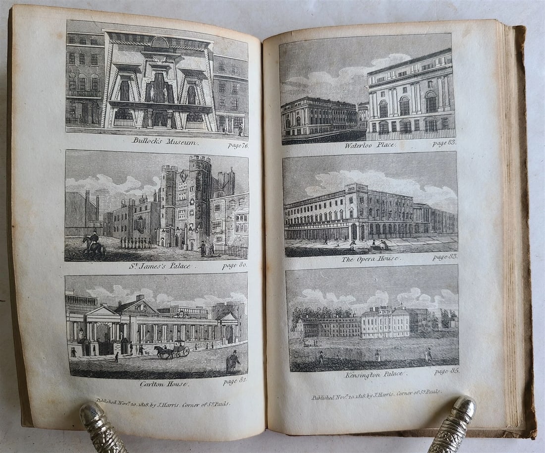 1818 A VISIT TO UNCLE WILLIAM in TOWN antique illustrated CHILDRENS BOOK - 13