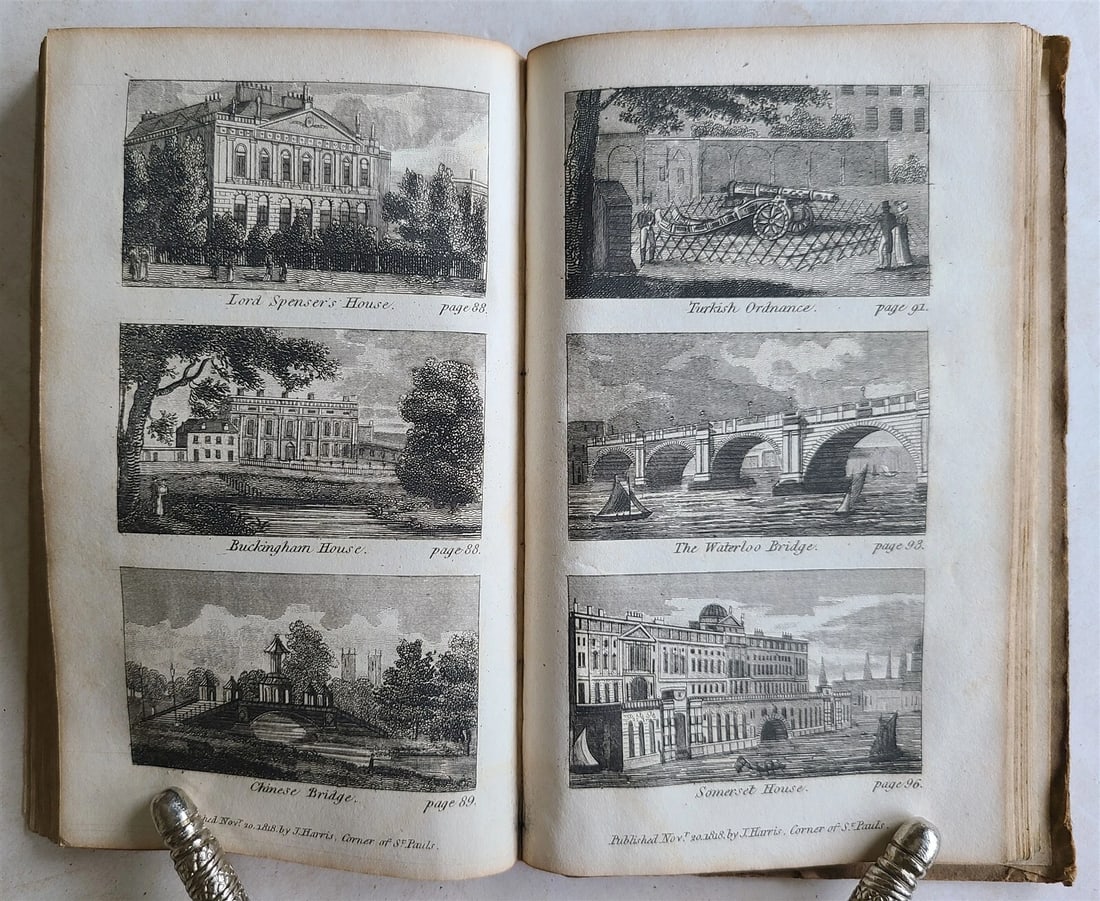 1818 A VISIT TO UNCLE WILLIAM in TOWN antique illustrated CHILDRENS BOOK - 14