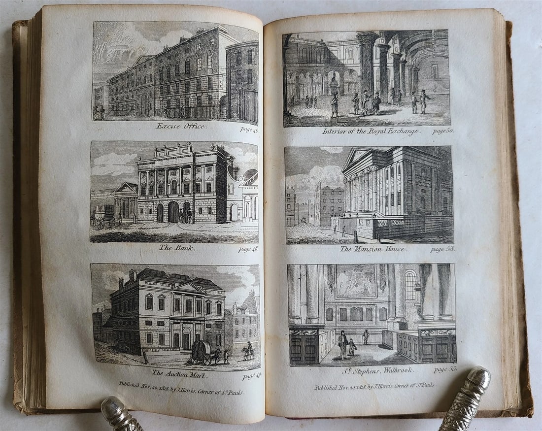 1818 A VISIT TO UNCLE WILLIAM in TOWN antique illustrated CHILDRENS BOOK - 9