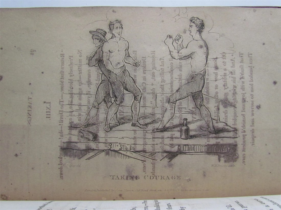 1821 TAKINGS or LIFE OF COLLEGIAN A POEM ILLUSTRATED 26 ETCHINGS antique 1st ED. - 4