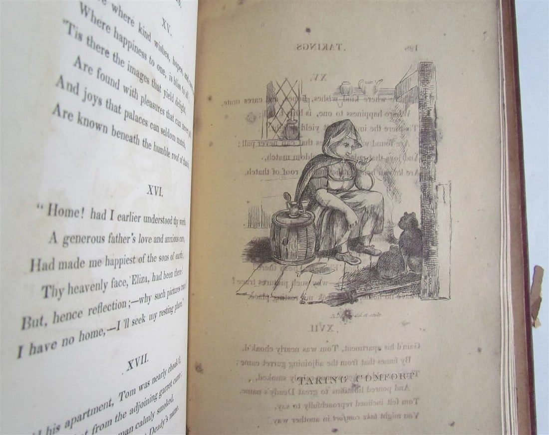 1821 TAKINGS or LIFE OF COLLEGIAN A POEM ILLUSTRATED 26 ETCHINGS antique 1st ED. - 7