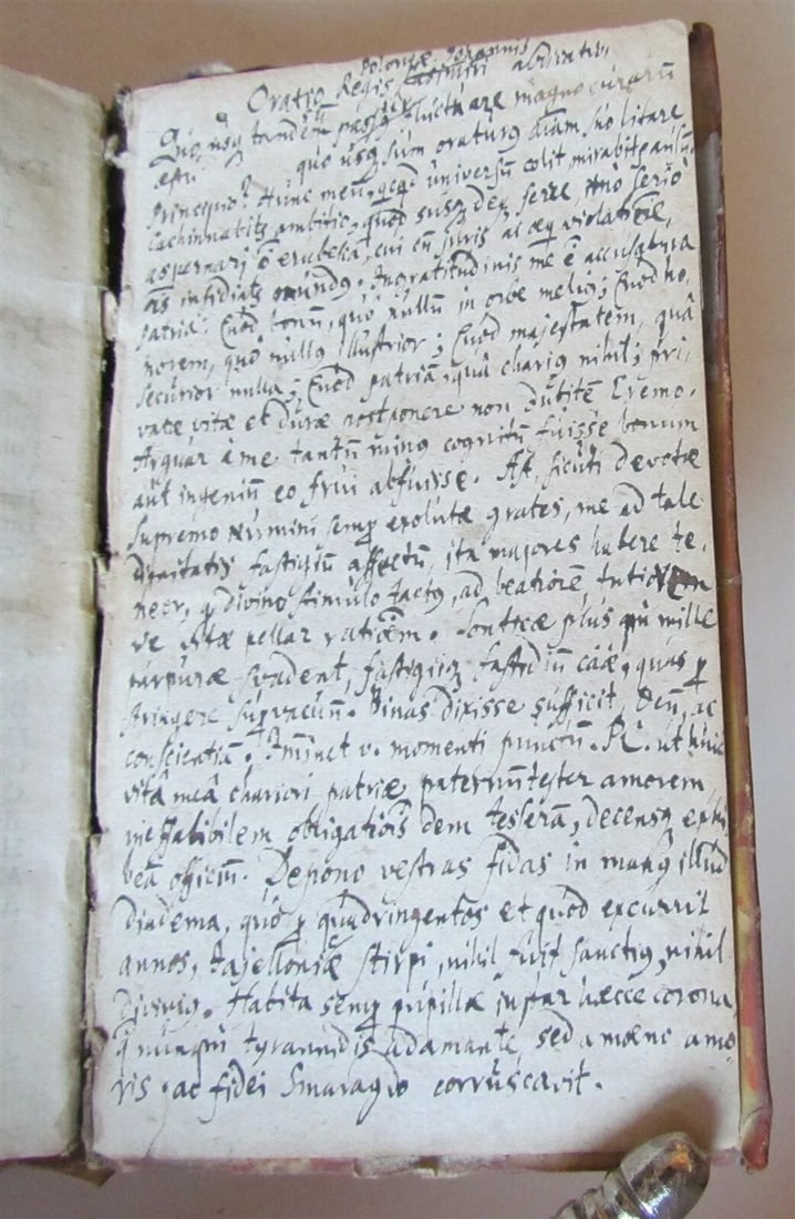 1657 ELZEVIR PRESS ORATIONUM by DANIELIS HEINSIUS antique VELLUM BOUND - 7