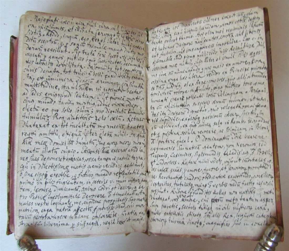1657 ELZEVIR PRESS ORATIONUM by DANIELIS HEINSIUS antique VELLUM BOUND - 8