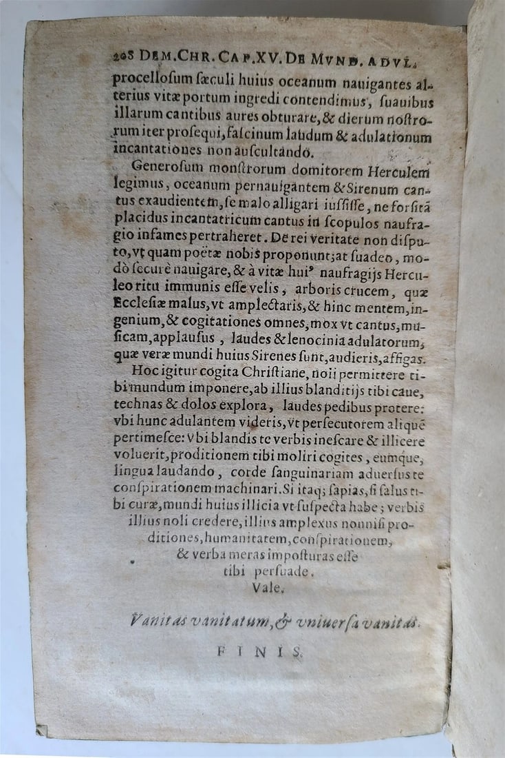 1615-1616 THEOLOGY WORKS by Pierre de Besse antique VELLUM BOUND - 12