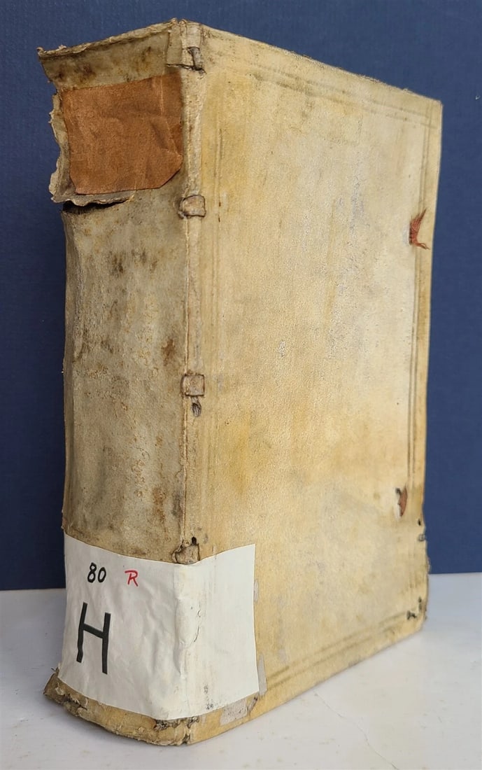 1615-1616 THEOLOGY WORKS by Pierre de Besse antique VELLUM BOUND - 2