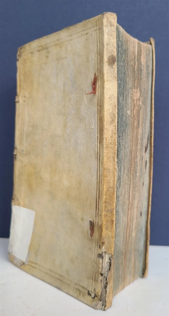 1615-1616 THEOLOGY WORKS by Pierre de Besse antique VELLUM BOUND - 5