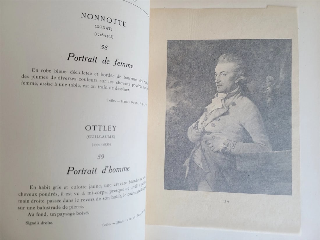1912 ART COLLECTION of HENRI ROUART CATALOG antique 2 VOLUMES illustrated FOLIO - 4
