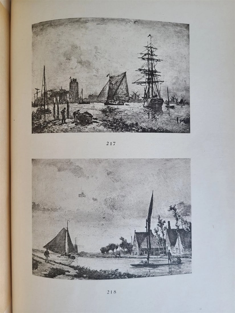 1912 ART COLLECTION of HENRI ROUART CATALOG antique 2 VOLUMES illustrated FOLIO - 7