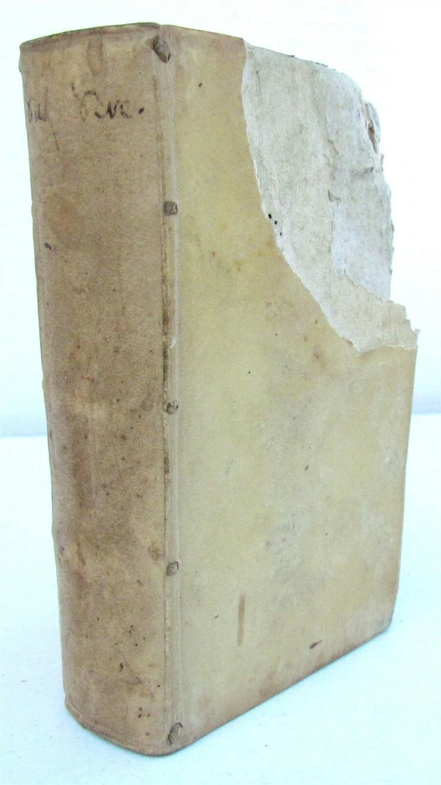 1643 SULPITI SEVERI HISTORIA SACRA antique VELLUM BOUND ELZEVIR PRESS - 2