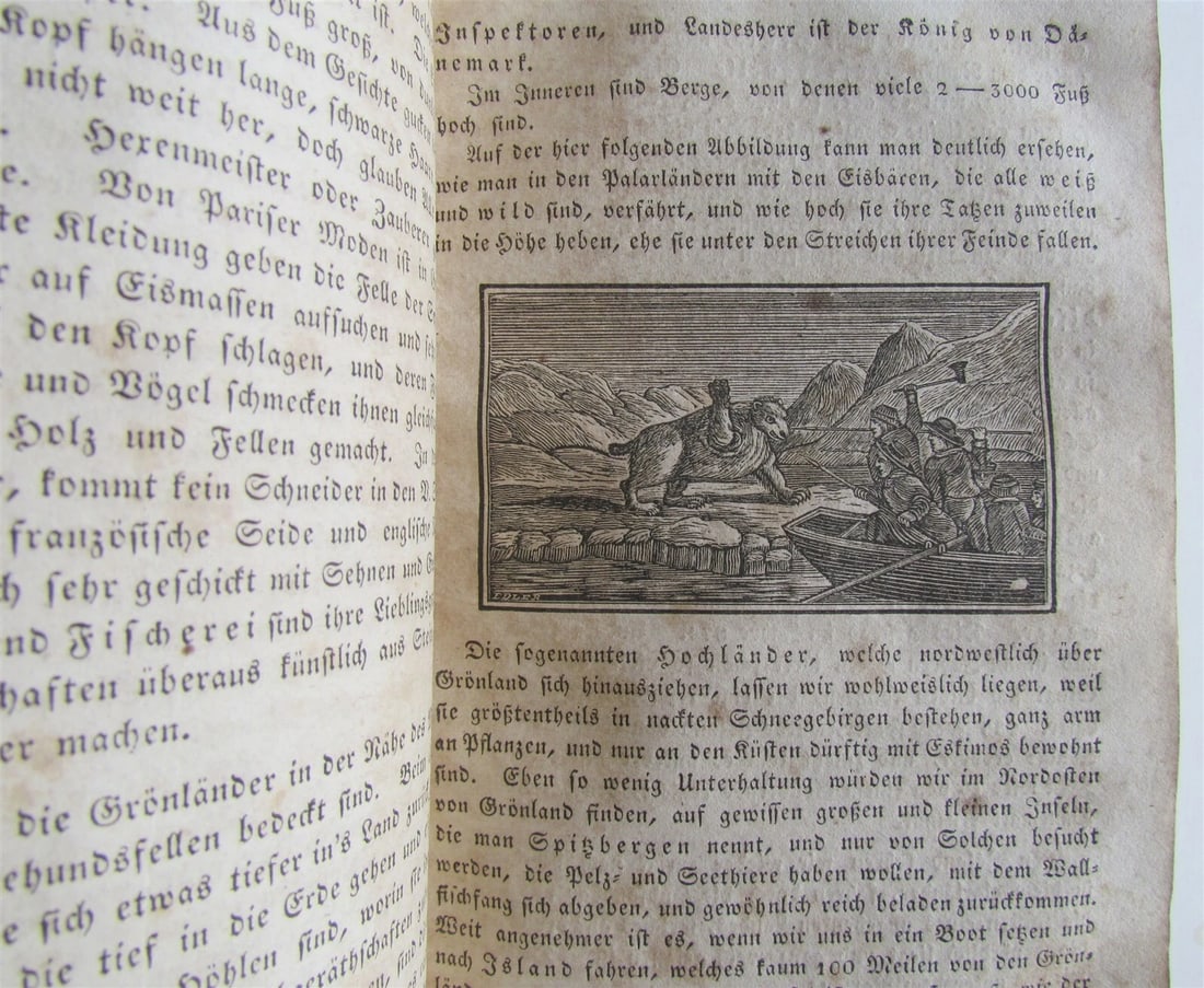 1835 DESCRIPTION OF THE WORLD antique AMERICANA Beschreibung der Welt in GERMAN - 5