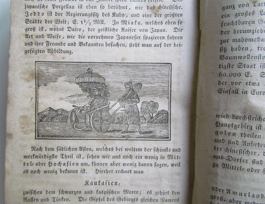 1835 DESCRIPTION OF THE WORLD antique AMERICANA Beschreibung der Welt in GERMAN - 9