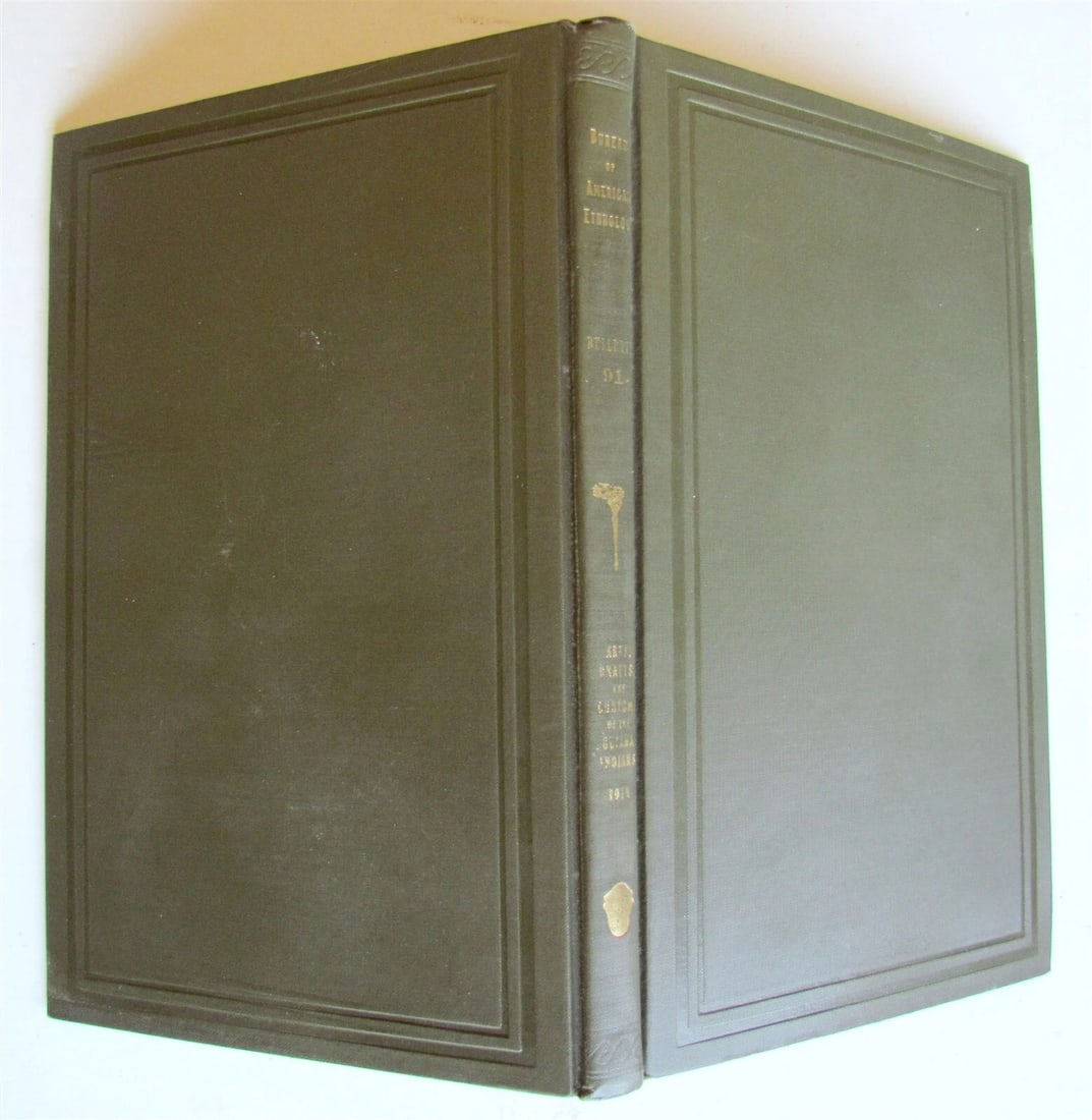 1929 BUREAU of AMERICAN ETHNOLOGY by J. POWELL antique CUSTOMS of GUIANA INDIANS - 2