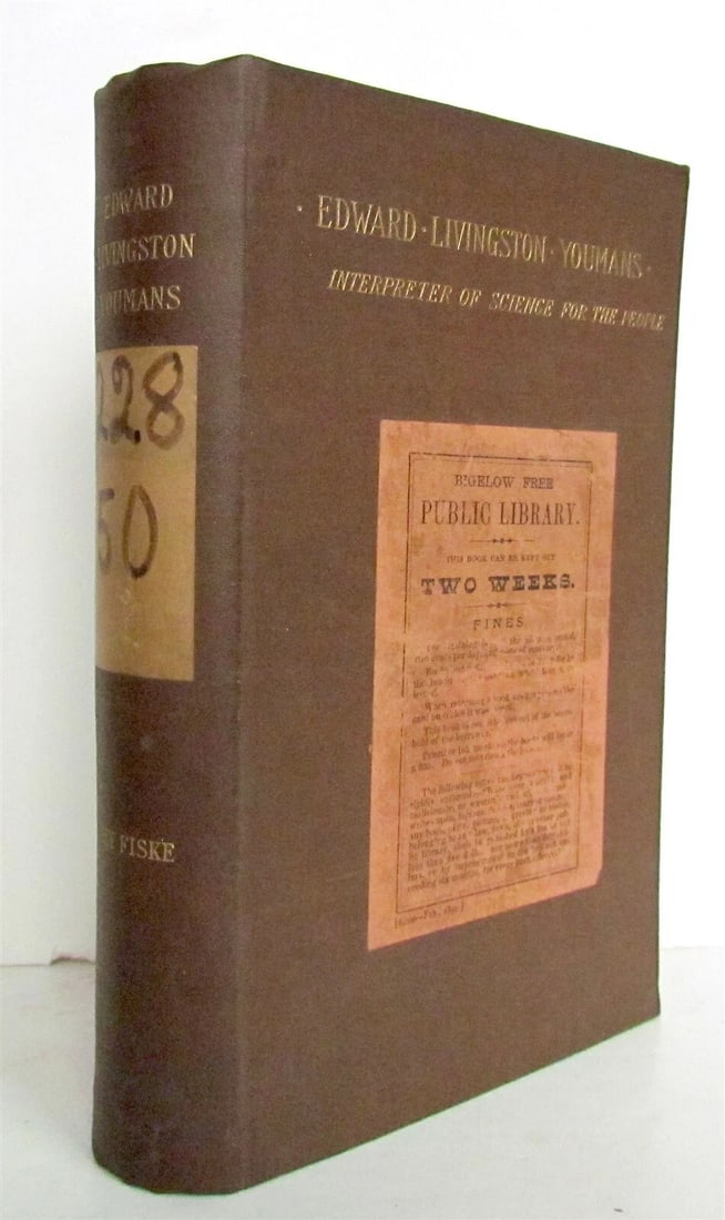 1894 EDWARD LIVINGSTON YOUMANS INTERPRETER of SCIENCE FOR THE PEOPLE antique - 2