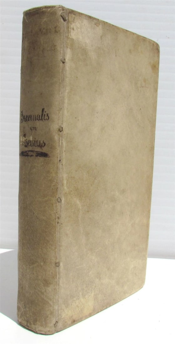 1709 ROMAN POETRY SATYRAE Juvenal & Persius Flaccus VELLUM antique in DUTCH - 3