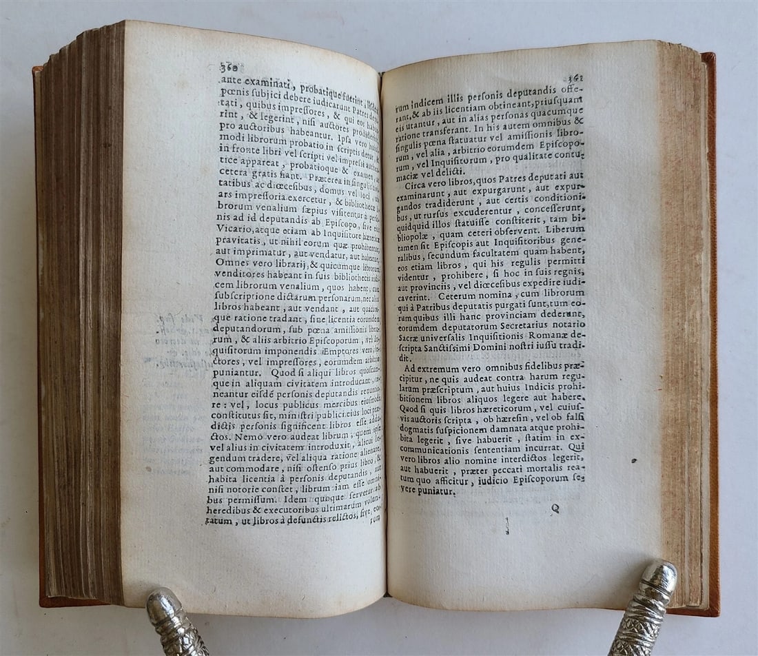 1666 SANCROSANCTI et OECUMENICI CONCILII TRIDENTINI CANONES et DECRETA antique - 6