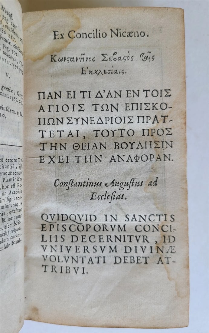 1666 SANCROSANCTI et OECUMENICI CONCILII TRIDENTINI CANONES et DECRETA antique - 7
