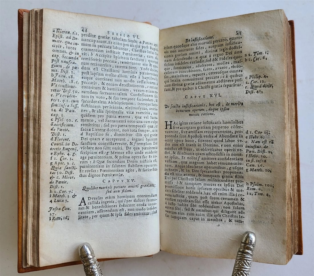 1666 SANCROSANCTI et OECUMENICI CONCILII TRIDENTINI CANONES et DECRETA antique - 8