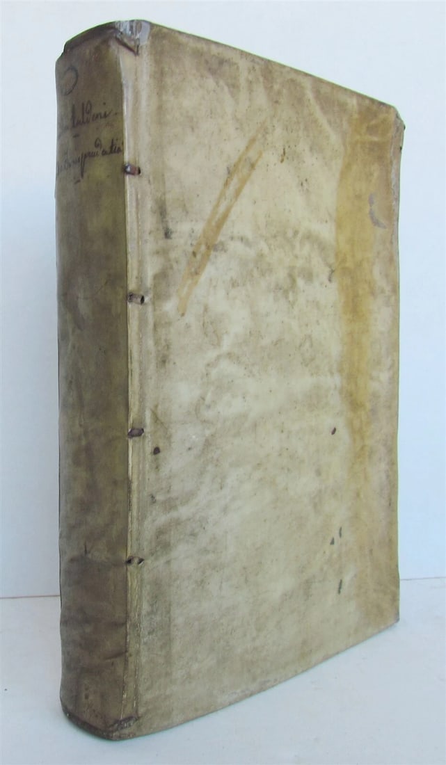 1643 LAW BOOK in LATIN ANTIQUE vellum bound De ivrisprvdentia extemporali - 7