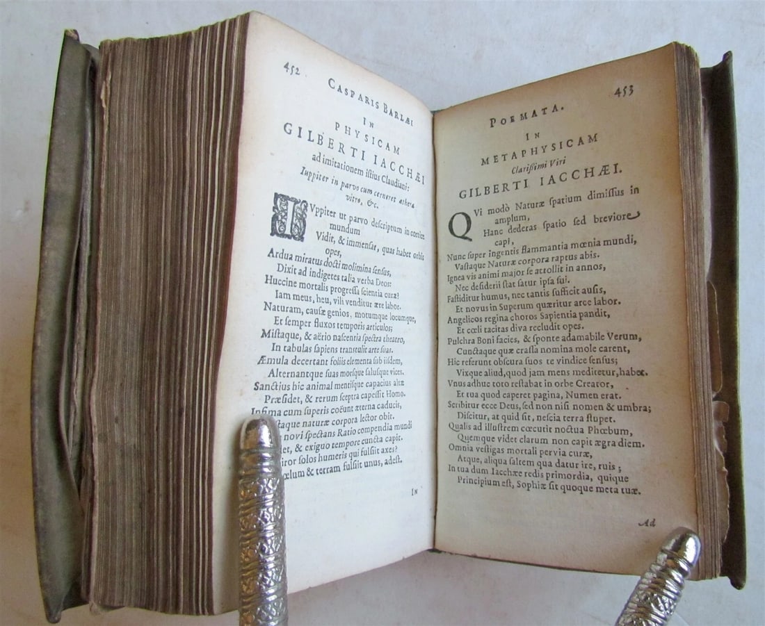 1631 POEMATUM by Caspar Barlaeus antique Elzevier Press VELLUM poetry - 4
