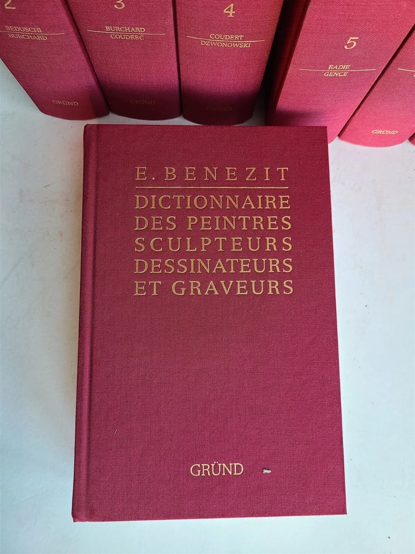 1999 DICTIONARY OF PAINTERS SCULPTORS, & ENGRAVERS 14 VOLUMES complete in FRENCH - 3