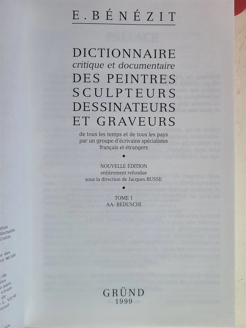 1999 DICTIONARY OF PAINTERS SCULPTORS, & ENGRAVERS 14 VOLUMES complete in FRENCH - 4