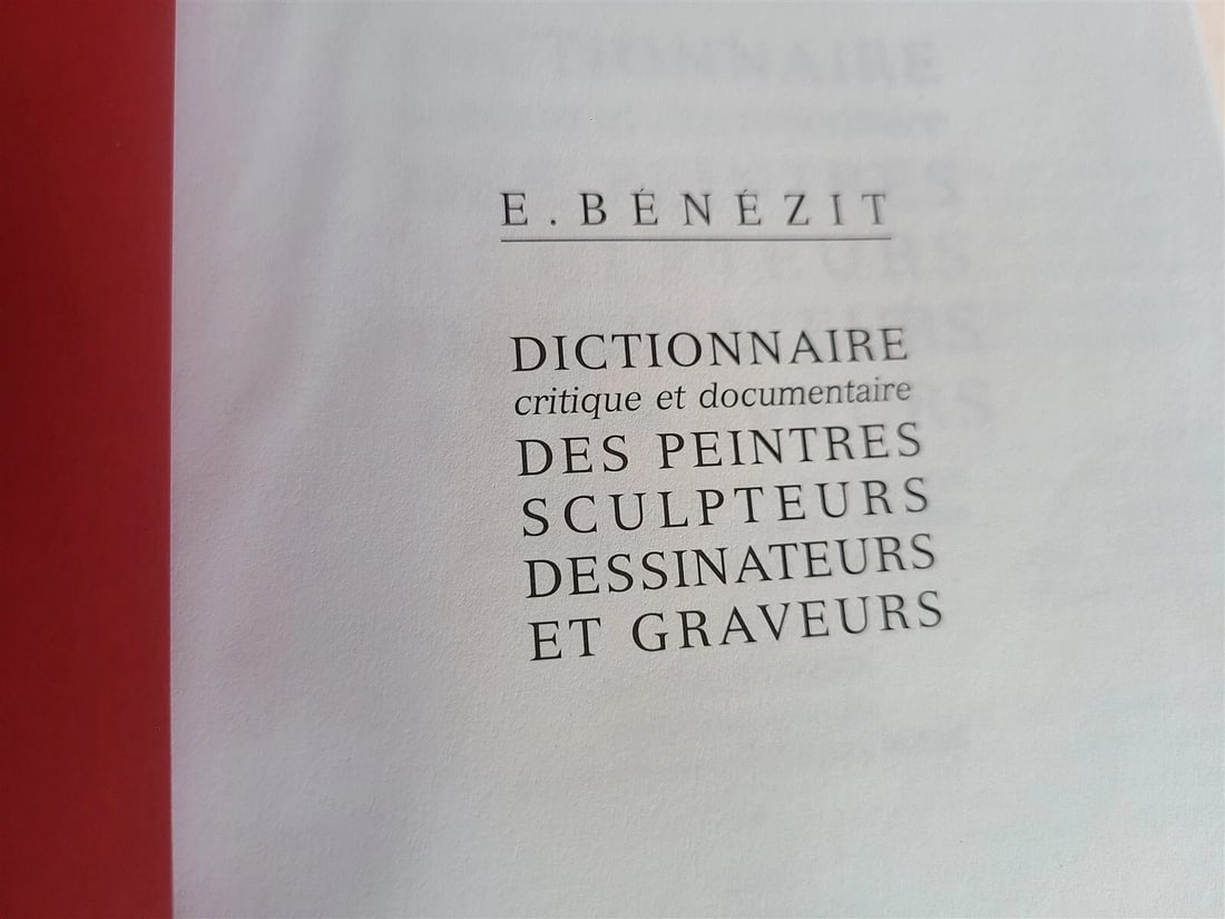 1999 DICTIONARY OF PAINTERS SCULPTORS, & ENGRAVERS 14 VOLUMES complete in FRENCH - 5