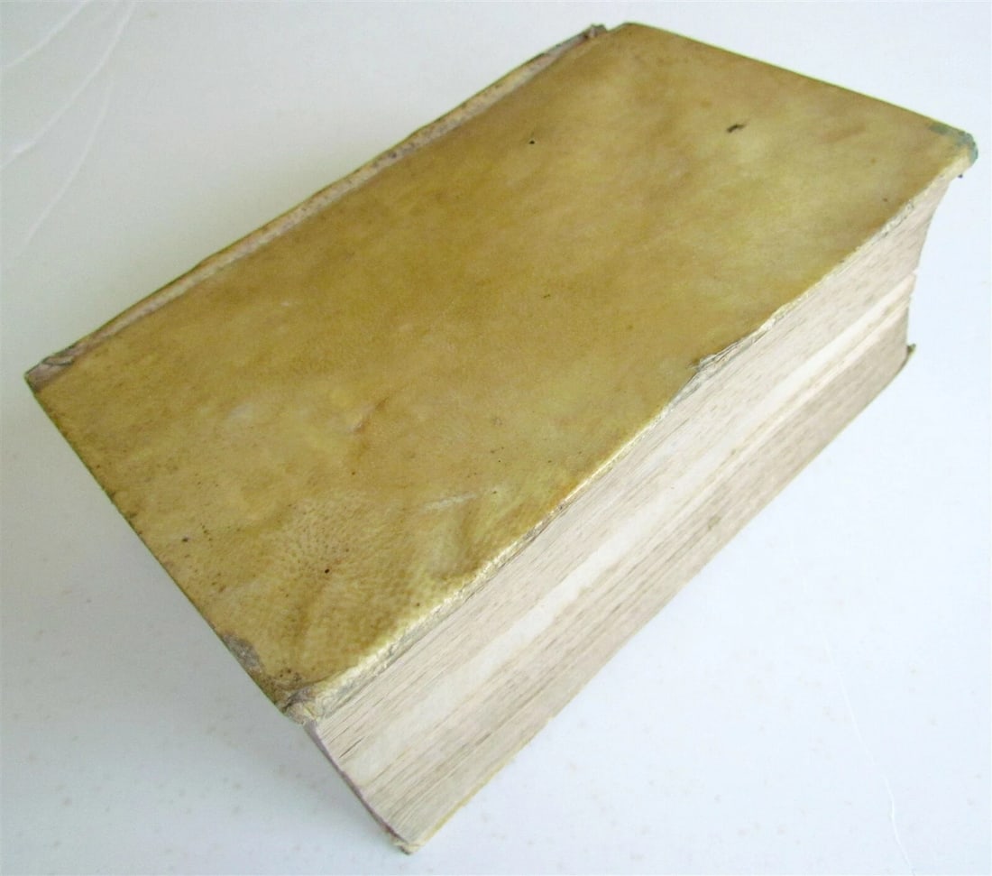 1725 M. Accii Plauti COMOEDIAE antique VELLUM BOUND - 8