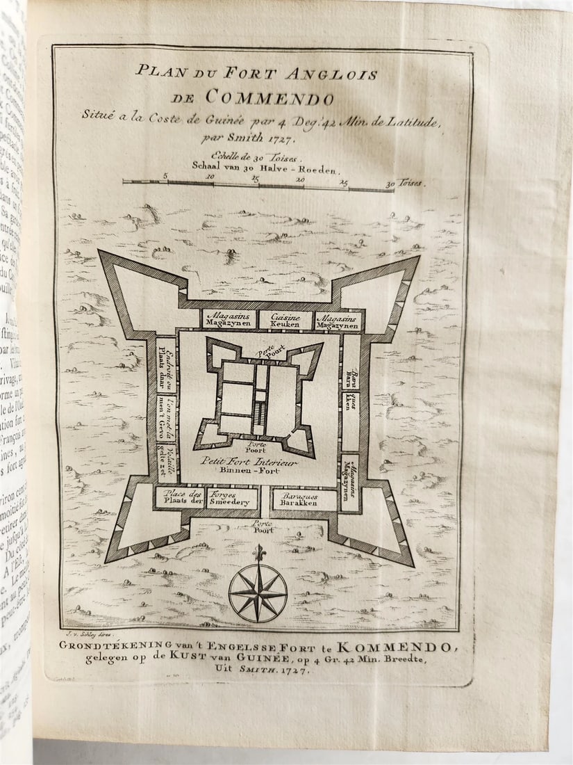 1748 TRAVELS TO AFRICA antique ILLUSTRATED Histoire generale des voyages vol. 5 - 10