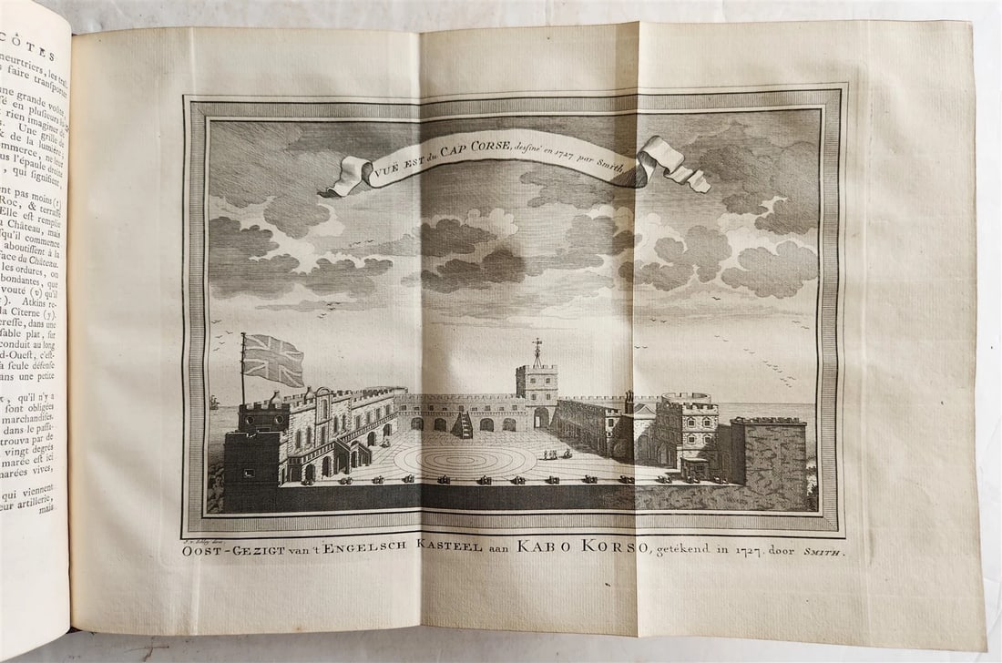 1748 TRAVELS TO AFRICA antique ILLUSTRATED Histoire generale des voyages vol. 5 - 13