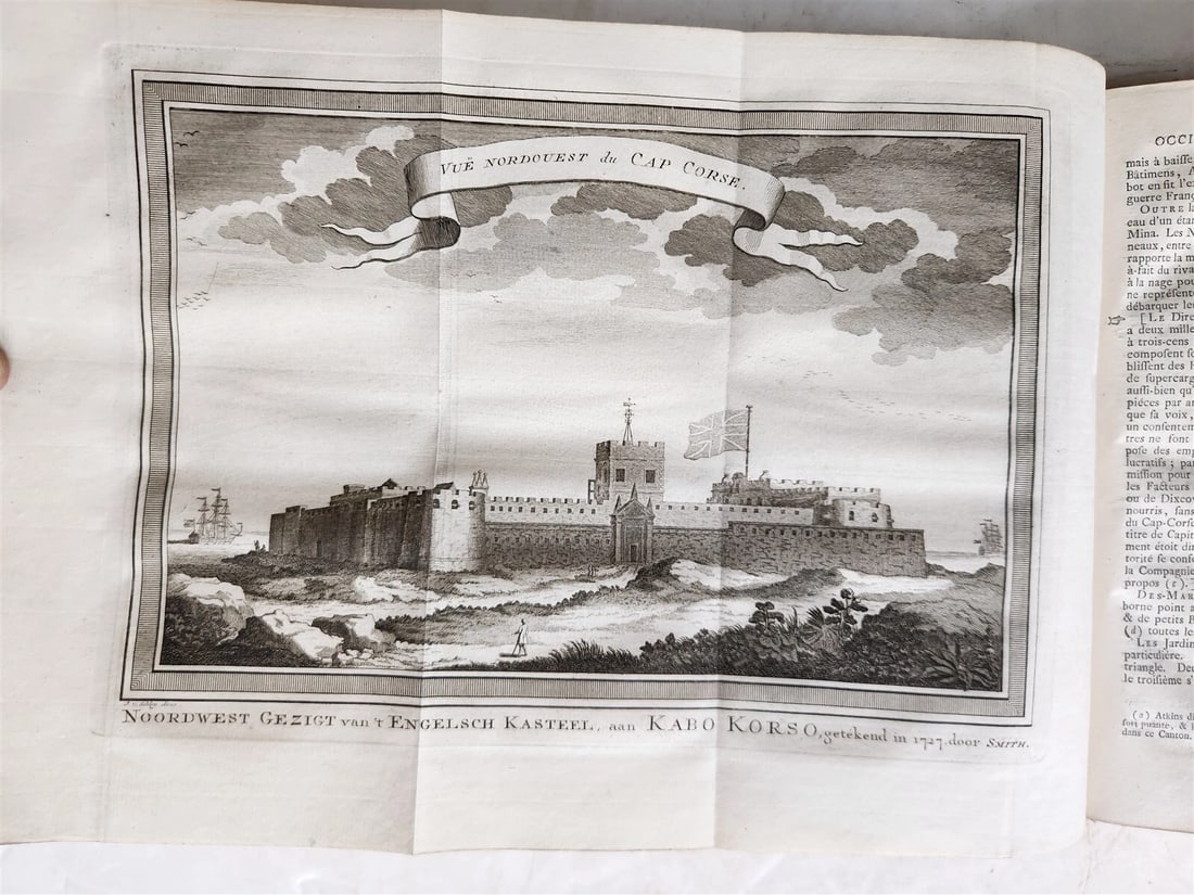 1748 TRAVELS TO AFRICA antique ILLUSTRATED Histoire generale des voyages vol. 5 - 14