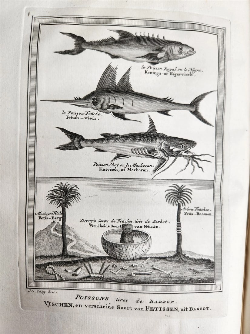 1748 TRAVELS TO AFRICA antique ILLUSTRATED Histoire generale des voyages vol. 5 - 17