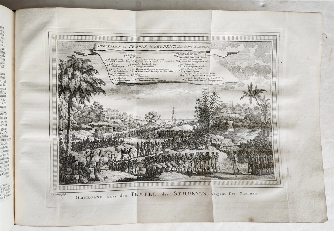 1748 TRAVELS TO AFRICA antique ILLUSTRATED Histoire generale des voyages vol. 5 - 20