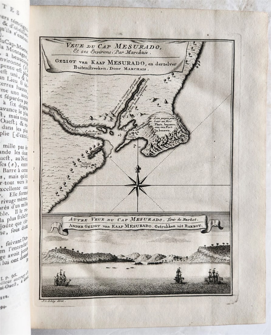 1748 TRAVELS TO AFRICA antique ILLUSTRATED Histoire generale des voyages vol. 5 - 4