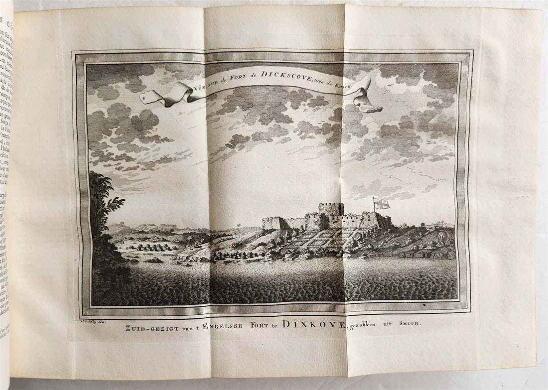 1748 TRAVELS TO AFRICA antique ILLUSTRATED Histoire generale des voyages vol. 5 - 9