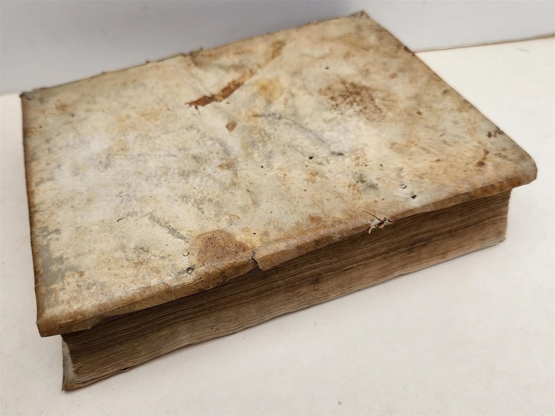 1568 RATIONALE DIVINORUM by Guilelmus Durantus antique VELLUM in LATIN 16th CENT - 3