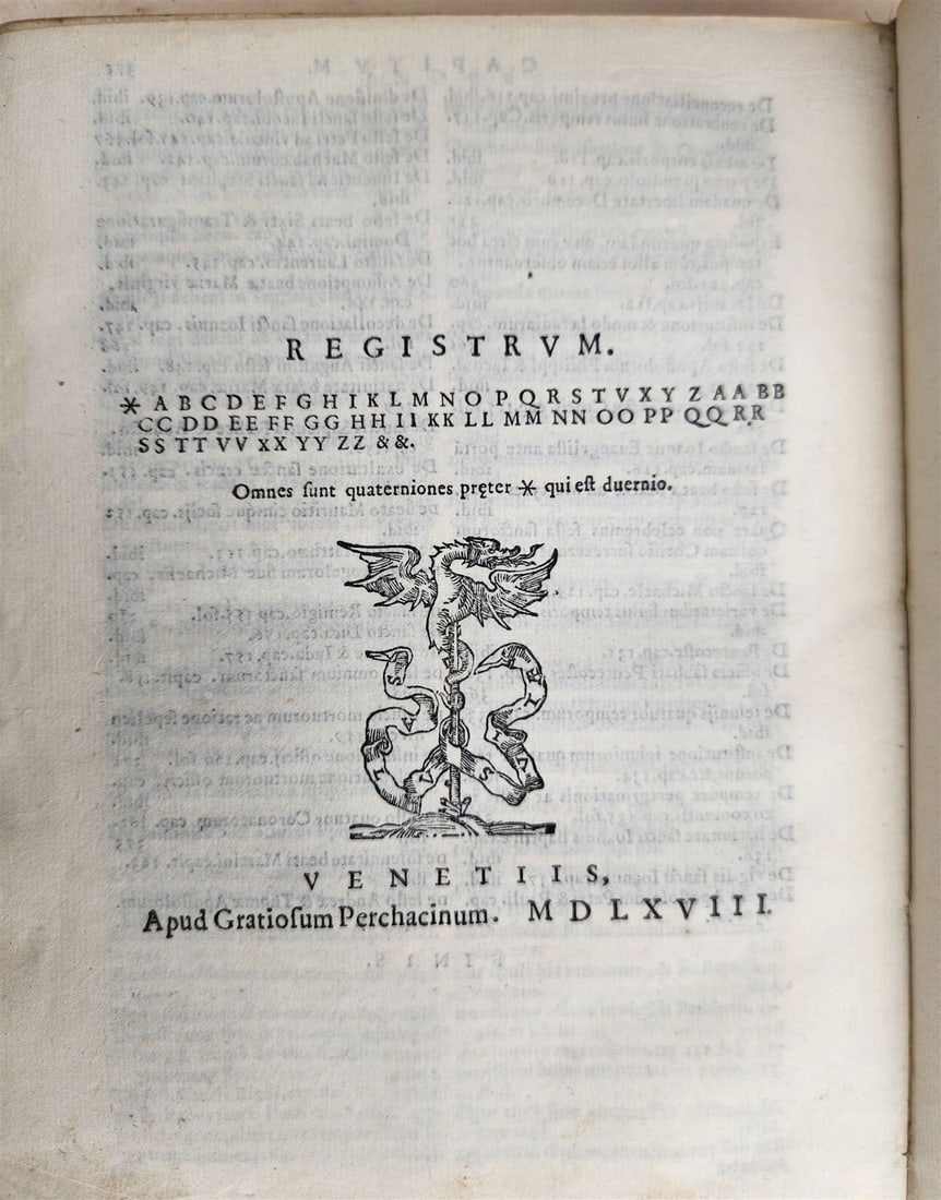 1568 RATIONALE DIVINORUM by Guilelmus Durantus antique VELLUM in LATIN 16th CENT - 5