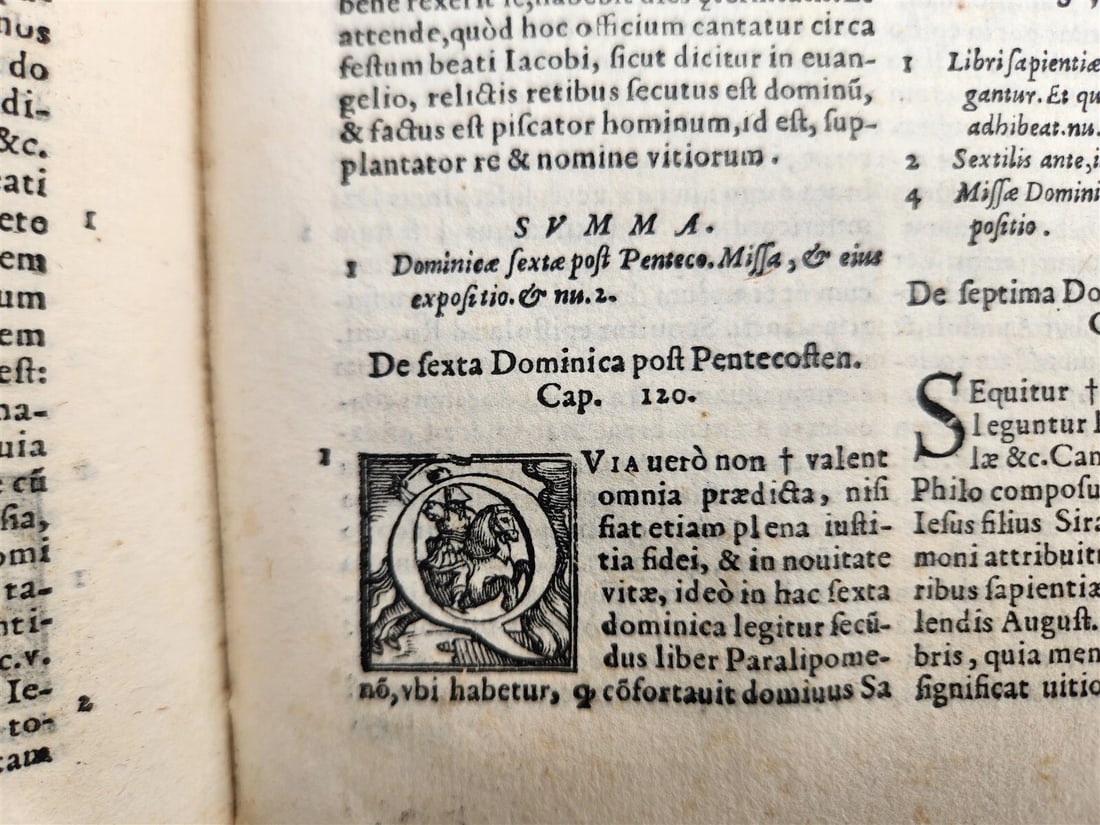 1568 RATIONALE DIVINORUM by Guilelmus Durantus antique VELLUM in LATIN 16th CENT - 8