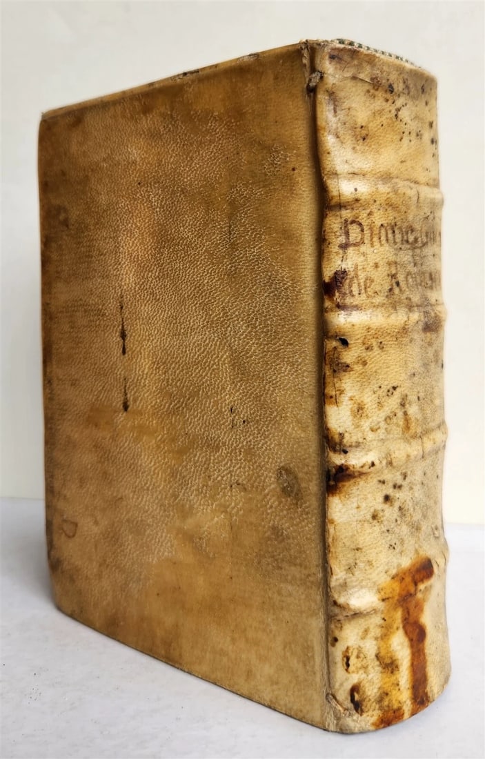 1548 ROMAN WARS HISTORY antique VELLUM BOUND CASSIO DIONE Delle guerre de romani - 2