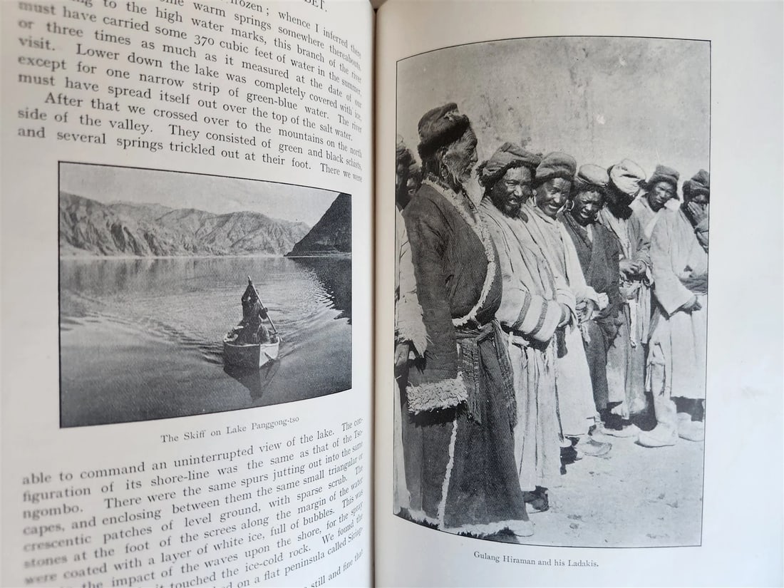 1903 CENTRAL ASIA & TIBET by SVEN HEDIN 2 VOLS antique ILLUSTRATED - 17