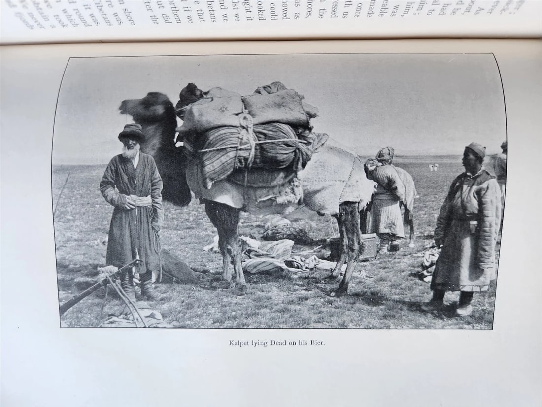 1903 CENTRAL ASIA & TIBET by SVEN HEDIN 2 VOLS antique ILLUSTRATED - 19