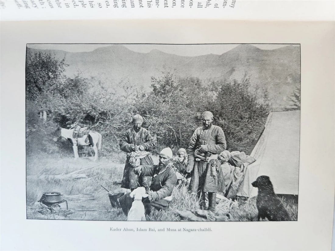 1903 CENTRAL ASIA & TIBET by SVEN HEDIN 2 VOLS antique ILLUSTRATED - 8