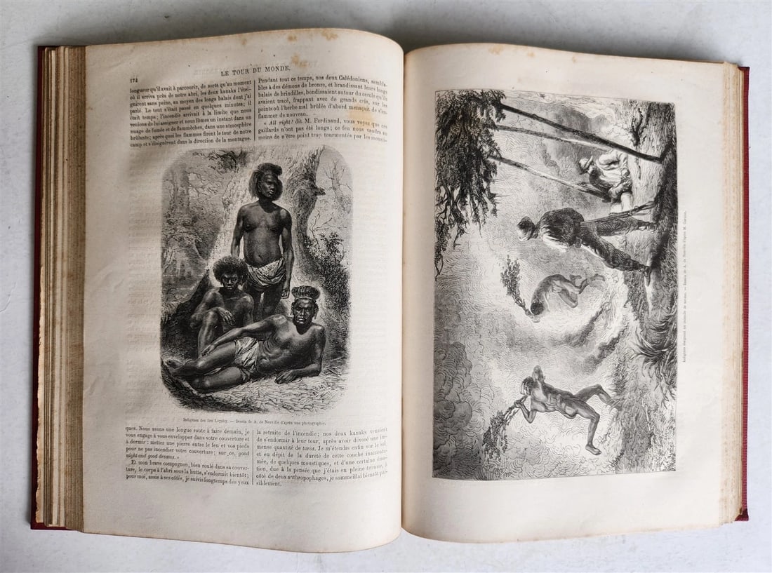 1867 HISTORY VOYAGES ILLUSTRATED antique JAPAN ALGERIA NEW CALEDONIA BABYLONIA - 13