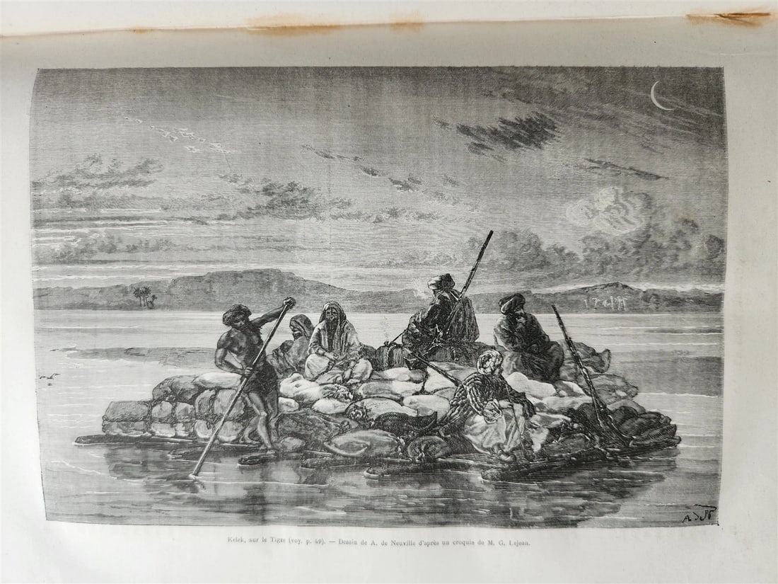 1867 HISTORY VOYAGES ILLUSTRATED antique JAPAN ALGERIA NEW CALEDONIA BABYLONIA - 17