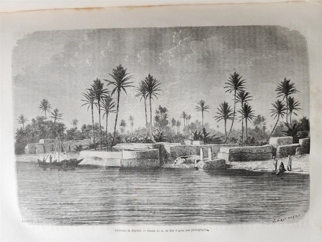 1867 HISTORY VOYAGES ILLUSTRATED antique JAPAN ALGERIA NEW CALEDONIA BABYLONIA - 18