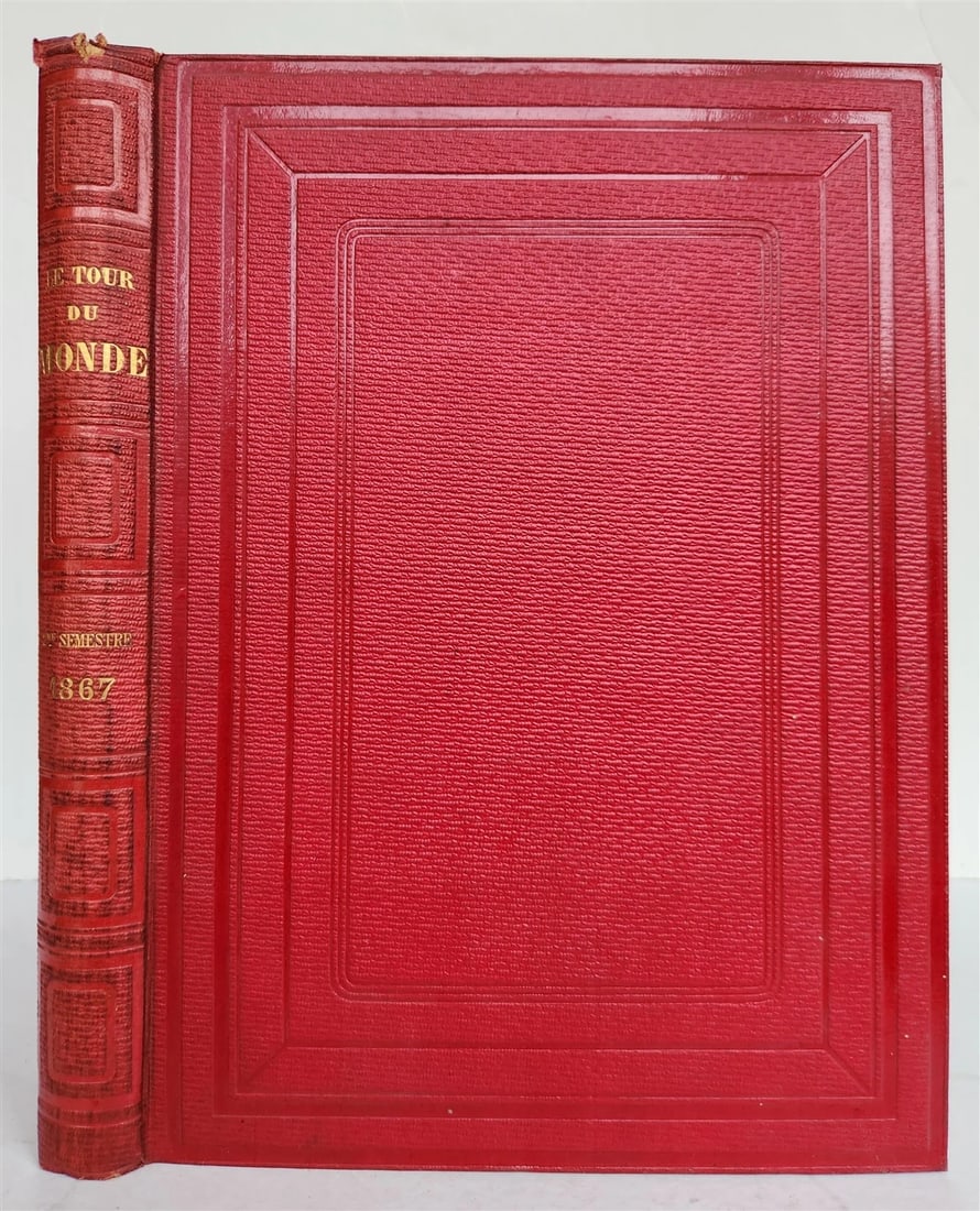 1867 HISTORY VOYAGES ILLUSTRATED antique JAPAN ALGERIA NEW CALEDONIA BABYLONIA - 2