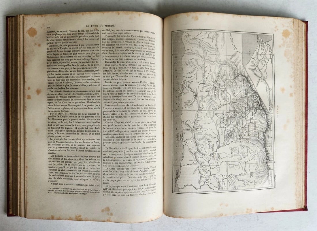 1867 HISTORY VOYAGES ILLUSTRATED antique JAPAN ALGERIA NEW CALEDONIA BABYLONIA - 7
