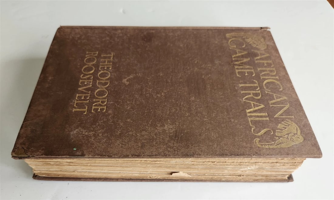 1910 AFRICAN GAME TRAILS by THEODORE ROOSEVELT antique ILLUSTRATED - 3