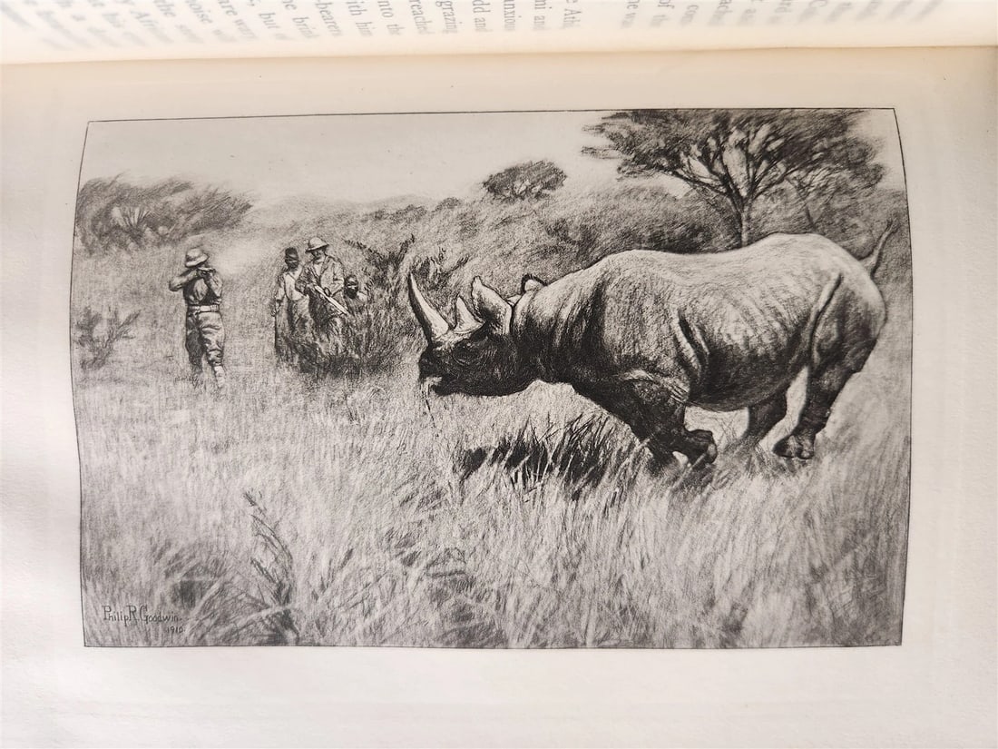 1910 AFRICAN GAME TRAILS by THEODORE ROOSEVELT antique ILLUSTRATED - 5