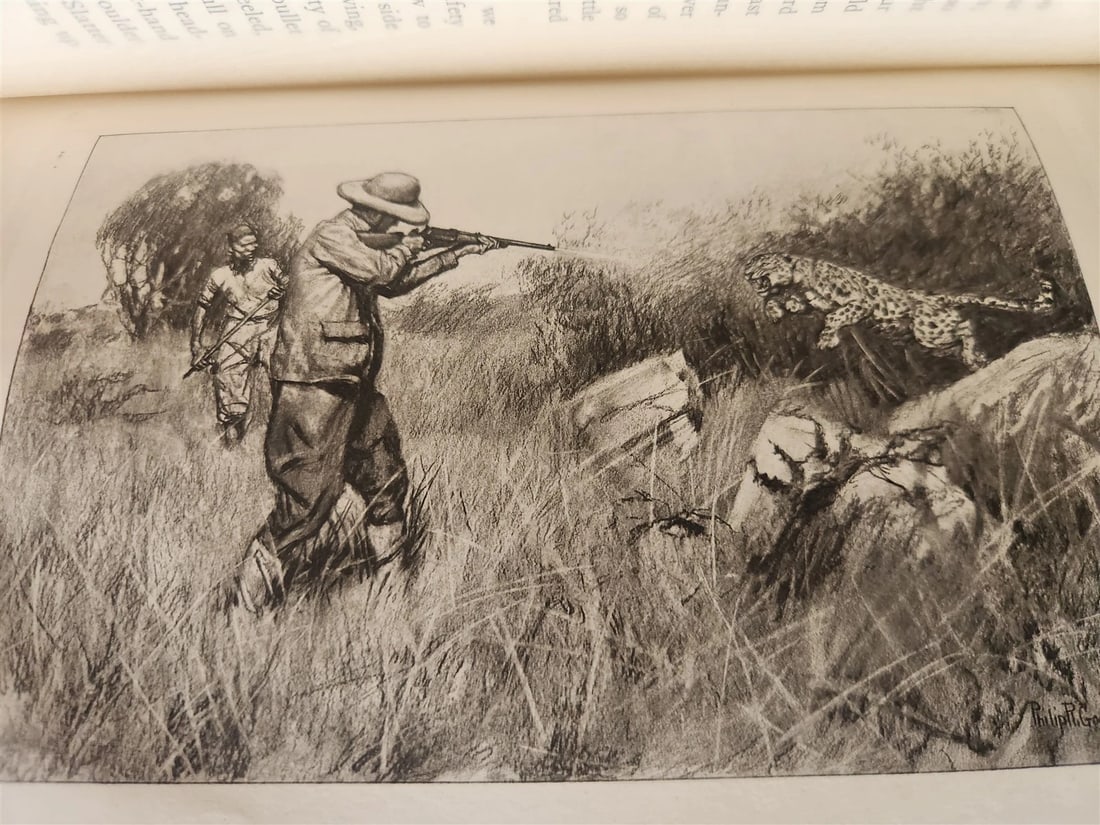 1910 AFRICAN GAME TRAILS by THEODORE ROOSEVELT antique ILLUSTRATED - 6